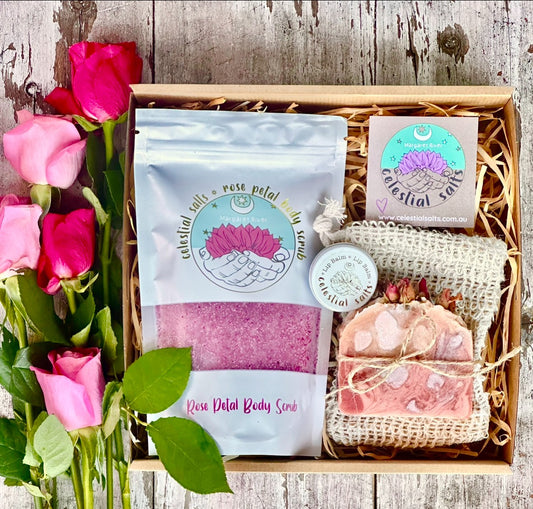 ROSE PETAL SHOWER PAMPER HAMPER