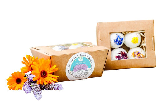 BATH BOMBS BOTANICAL  4 PACK