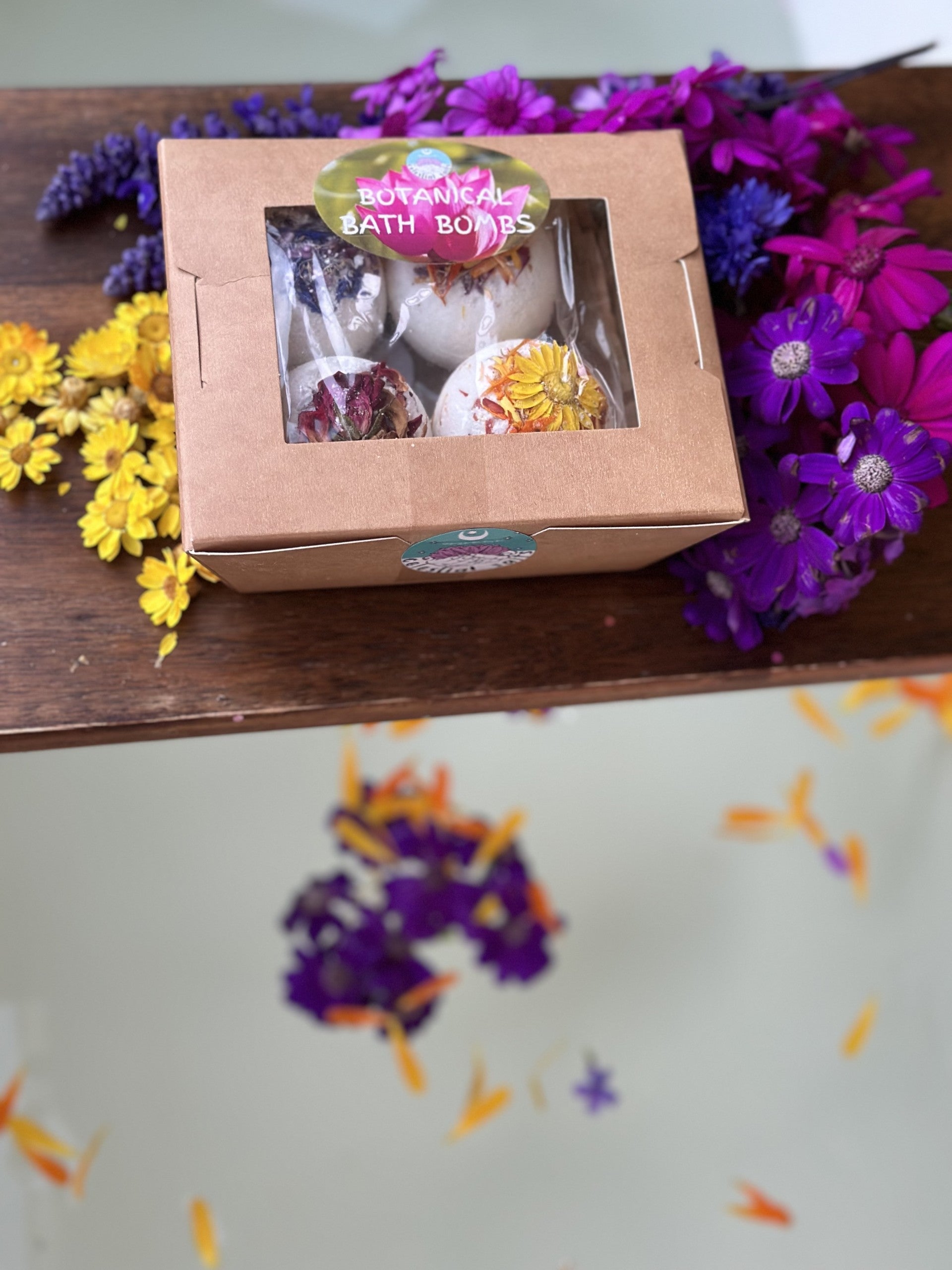 BATH BOMBS BOTANICAL  4 PACK